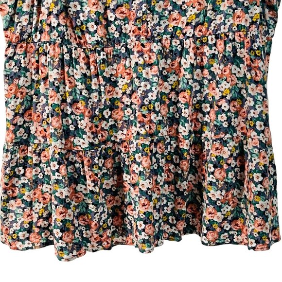 Torrid Womens Rayon Slub Button-Front Tiered Tank Top Size 2 - Picture 11 of 12